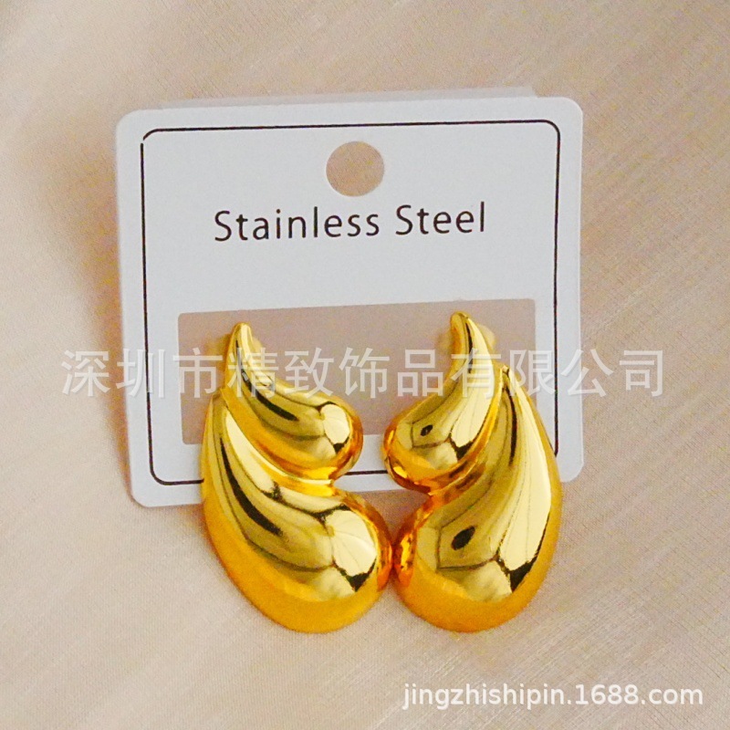 【热销爆款】欧美时尚 跨境个性新款时尚不锈钢耳环 多款轻奢潮流|undefined