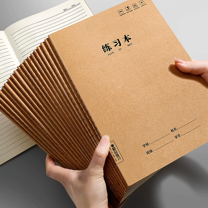 Крафт-бумага Airou B5, тетрадь для языков и математических композиций, тетрадь для домашних заданий для младших классов средней школы, 16 тыс. школьников, оптовая продажа