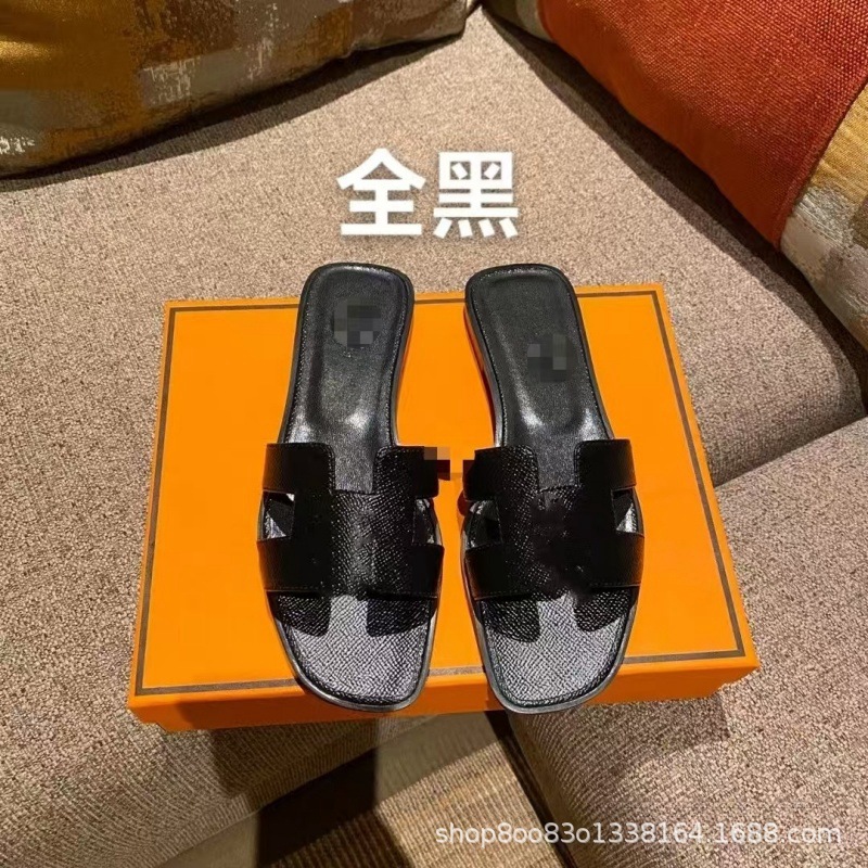 Comercio exterior H zapatillas de alta versión de Guangzhou zapatillas de piso plano para mujeres zapatillas fabricantes de venta
