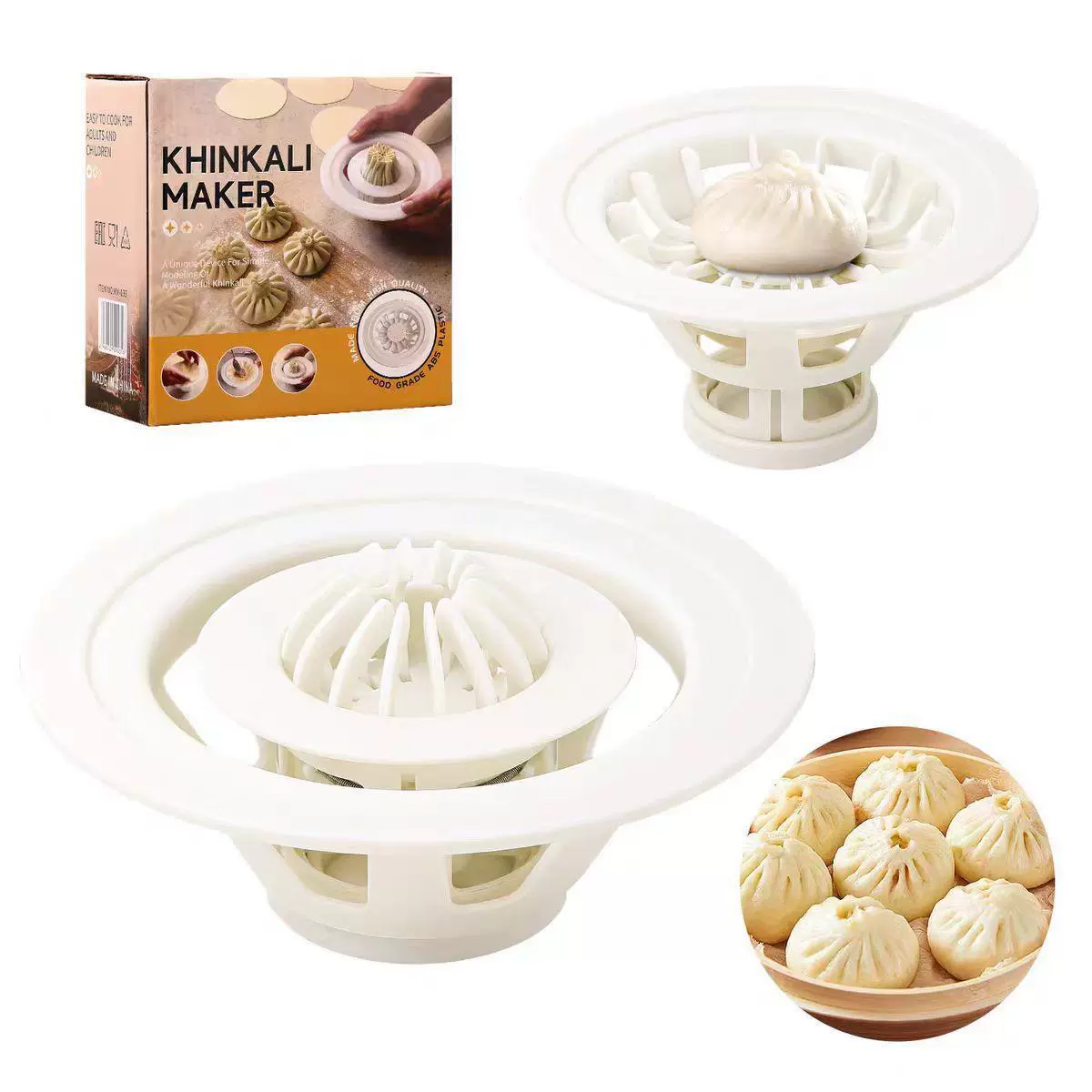 Cross-border bun mold manual pack home kitchen bag bun machine mold kitchen tool Amazon hot model