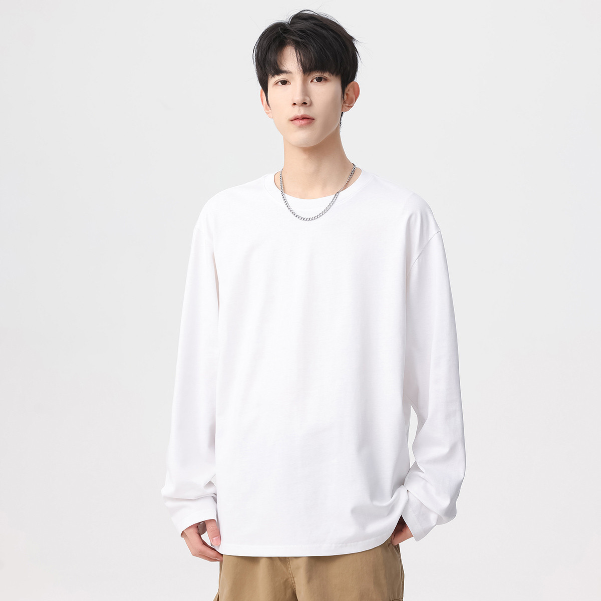 230g long sleeve ivory white (regular sleeves)