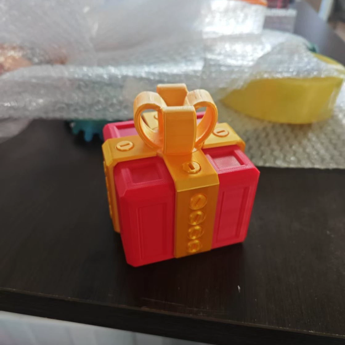Раздражающая подарочная коробка 3D-печать, коробка-розыгрыш с забавными украшениями