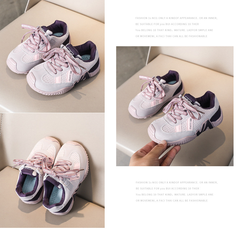 Baskets de running en mesh respirant pour garçons et filles légères_voghion.com