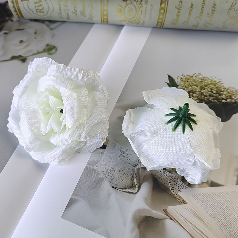 flores de zapatos DIY sombrero flor decoración flor de simulación rosas flores materiales auxiliares flores tela flor