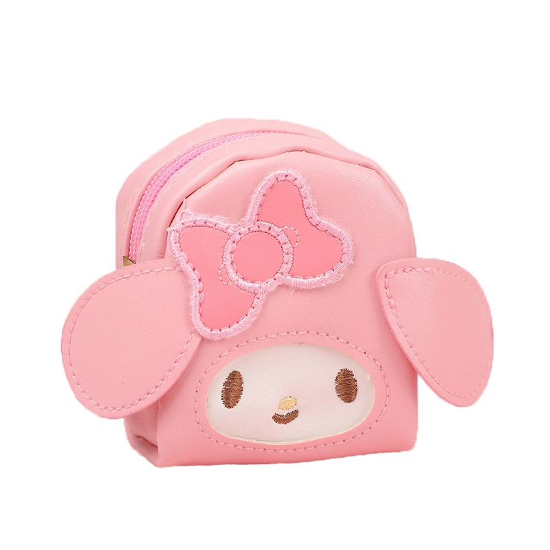 Wallet, cartoon small handheld backpack, waterproof key bag