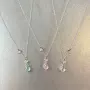 夏季小众水滴蝴蝶锁骨链