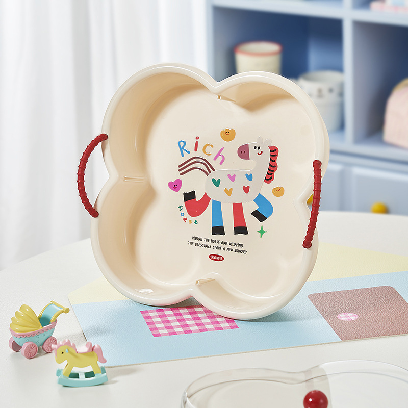 【马上有钱】分格果盒家用客厅干果盘糖果盒零食盒点心盘分格水果