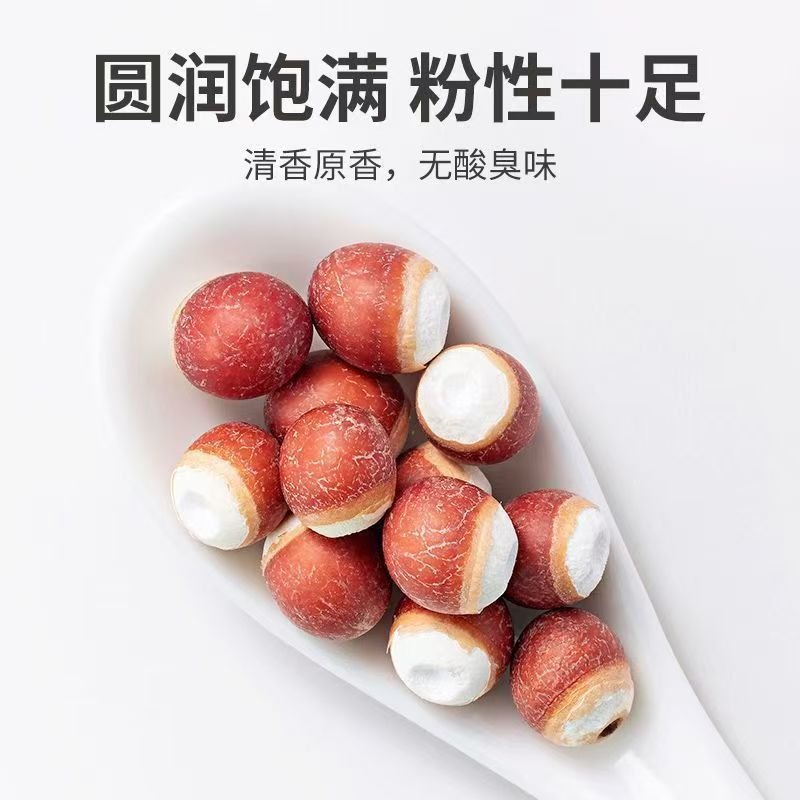 Dried Gorgon Fruit Qian Shi Euryale Ferox Seeds 100g Bottle for Soup Congee and Herbal Tea specifications