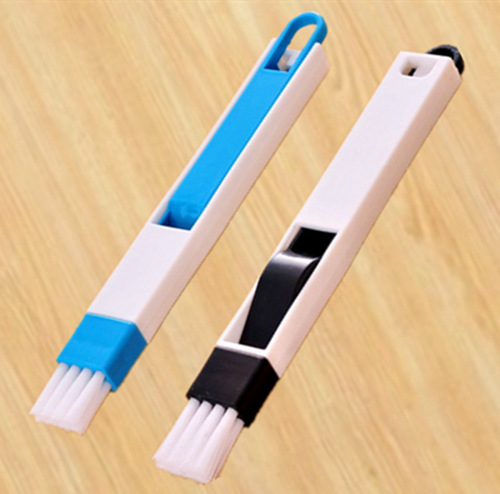 Window groove brush groove brush 2-in-1 dustpan brush keyboard cleaning brush with dustpan crevice brush dead corner cleaning brush