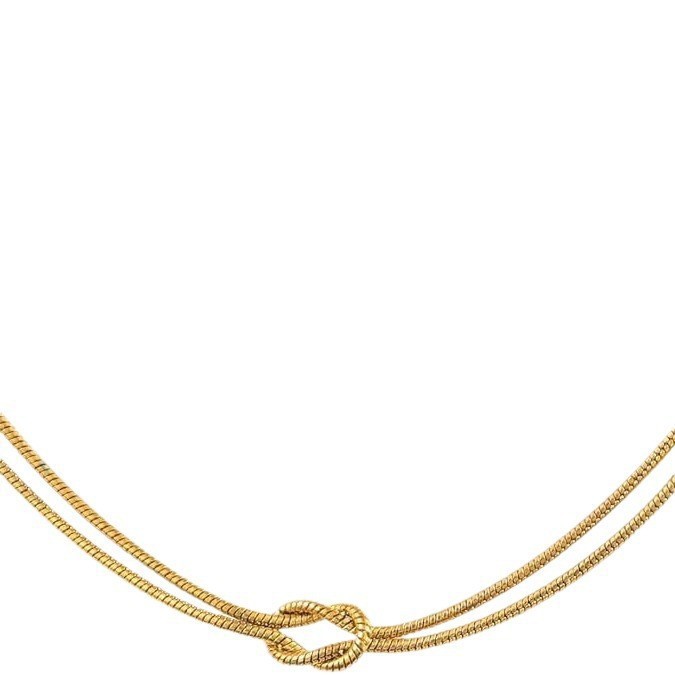 Minimalist Layered Necklace For Women With Delicate Chains_voghion.com