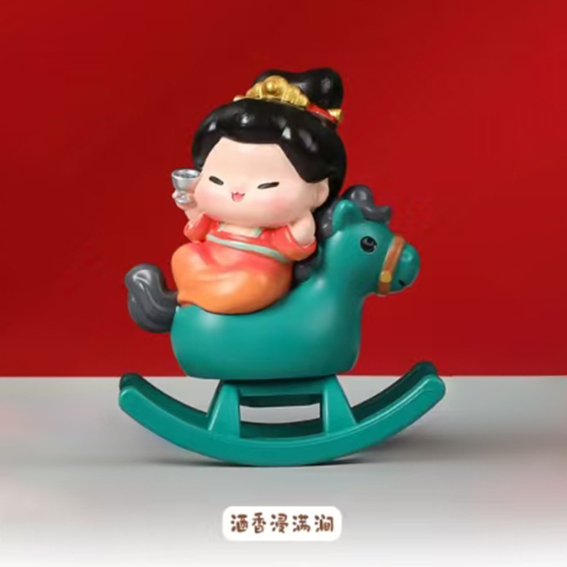 新款可爱福瑞猫猫元气不倒翁桌面摆件创意潮玩车载装饰品厂家直销|undefined