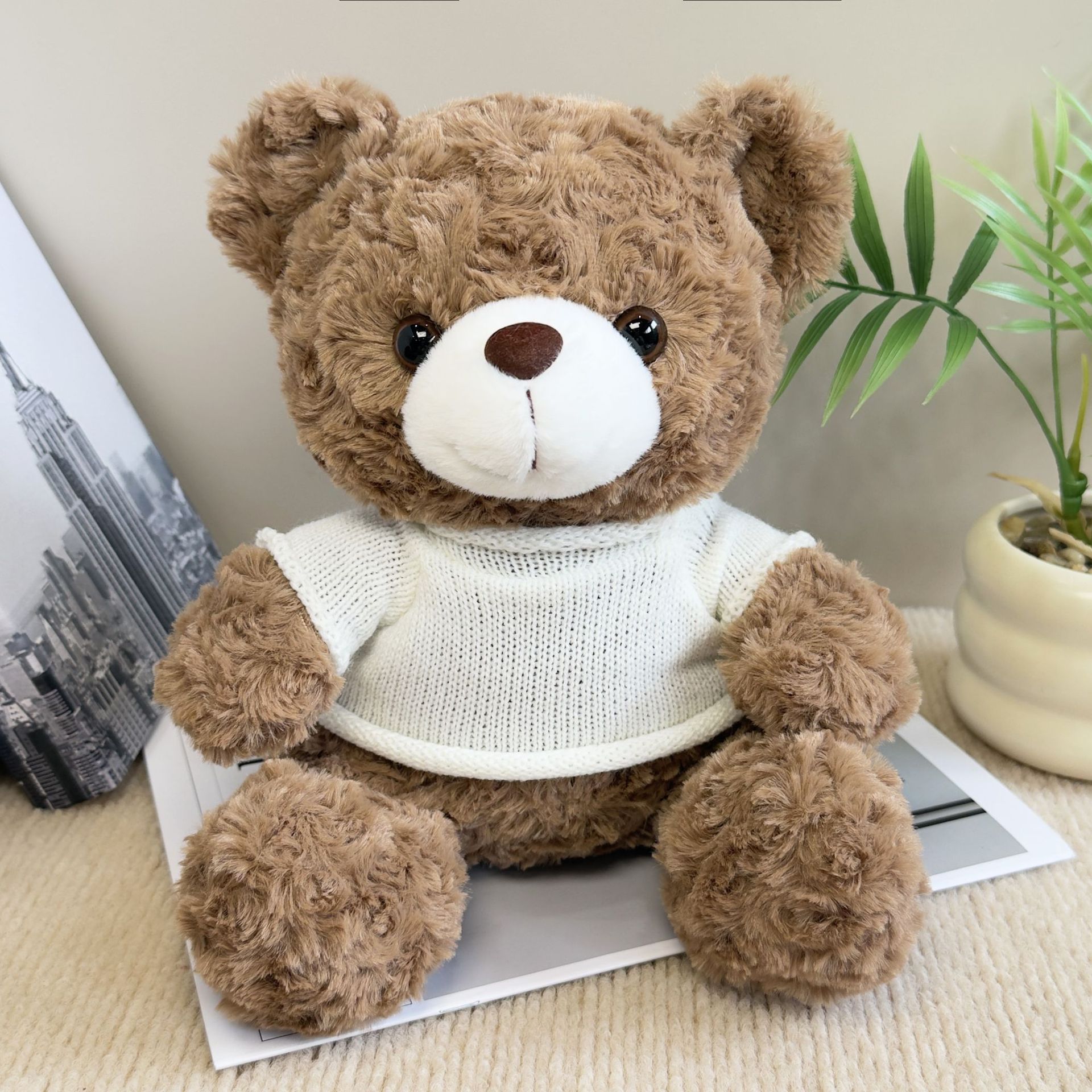 Osos de peluche abrazar osos muñecas muñecas agarrar muñecas regalo para niños impresión LOGO regalo juguetes de peluche