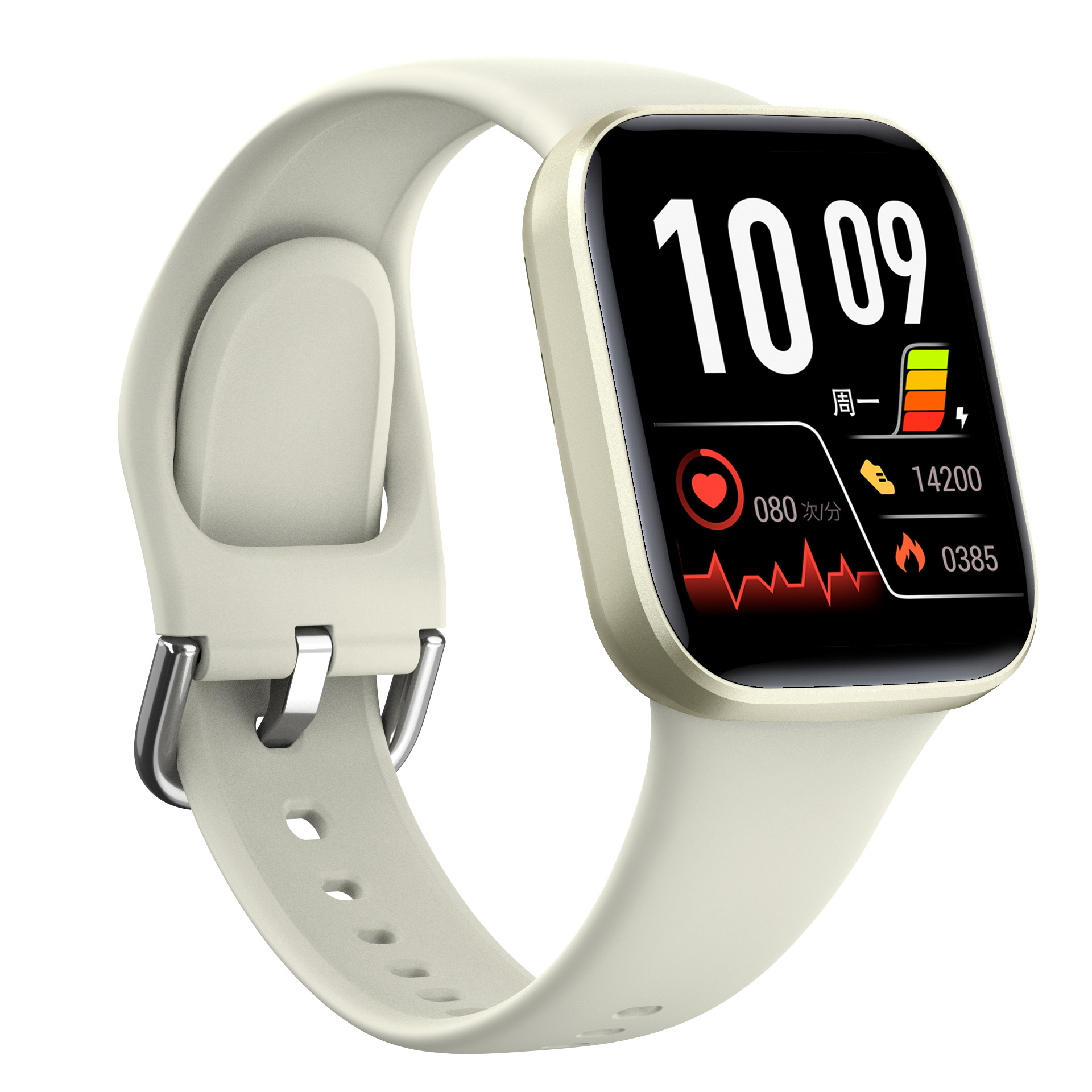 Nueva Y83 Bluetooth llamada reloj inteligente HD 1,85 pulgadas temperatura corporal ritmo cardíaco oxígeno en sangre ejercicio no invasivo de glucosa en sangre