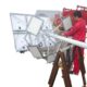 Factory direct outdoor waterproof square basketball stadium stadium football field port pole lights solar stadium lights