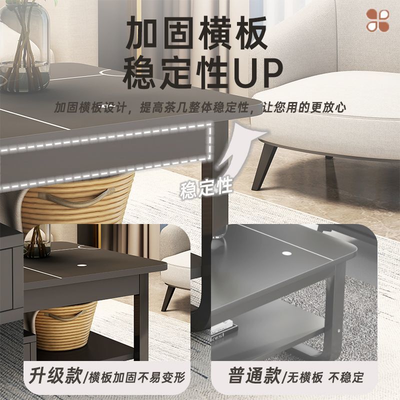 茶几客厅家用小户型桌子出租屋简约现代沙发边几简易阳台轻奢茶桌|undefined