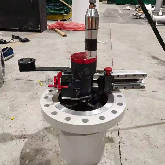 Flange surface processing machine HT610MM portable flange sealing surface repair flange end face repair machine