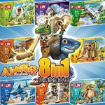 外国ai山海经抽象积木tungtungsahur木棍人鲨鱼怪物拼装儿童玩具