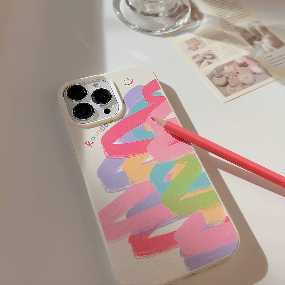 Яблоко, трёхмерный радуга чехол для телефона, iPhone 11, силиконовый iPhone 14 Pro, iphone, 8