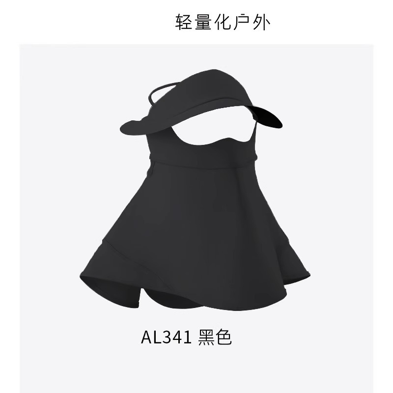 Máscara de protección solar de Gini facial máscara de protección solar de cara completa para mujeres en verano máscara de protección solar de cara completa contra rayos ultravioleta al aire libre sombrero de sombra de seda de hielo para hombres máscara facial