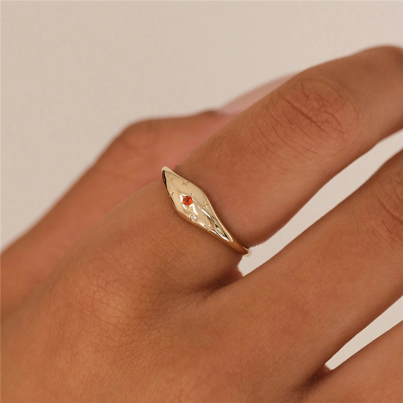 5g Weight Zircon Inlay Material Rings Classification 6, 7, 8 Ring Size 1 Piece Quantity Daily Occasion 925 Sterling Silver Material Star Pattern Couple Gender Inlay Design Fashion Style 925 Sterling Silver Zircon Rings Star 1