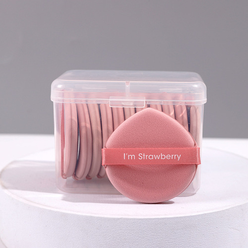12 pieces of puff air cushion loose powder puff liquid foundation sponge powder cake non-eating powder dry and wet use super soft makeup tool
