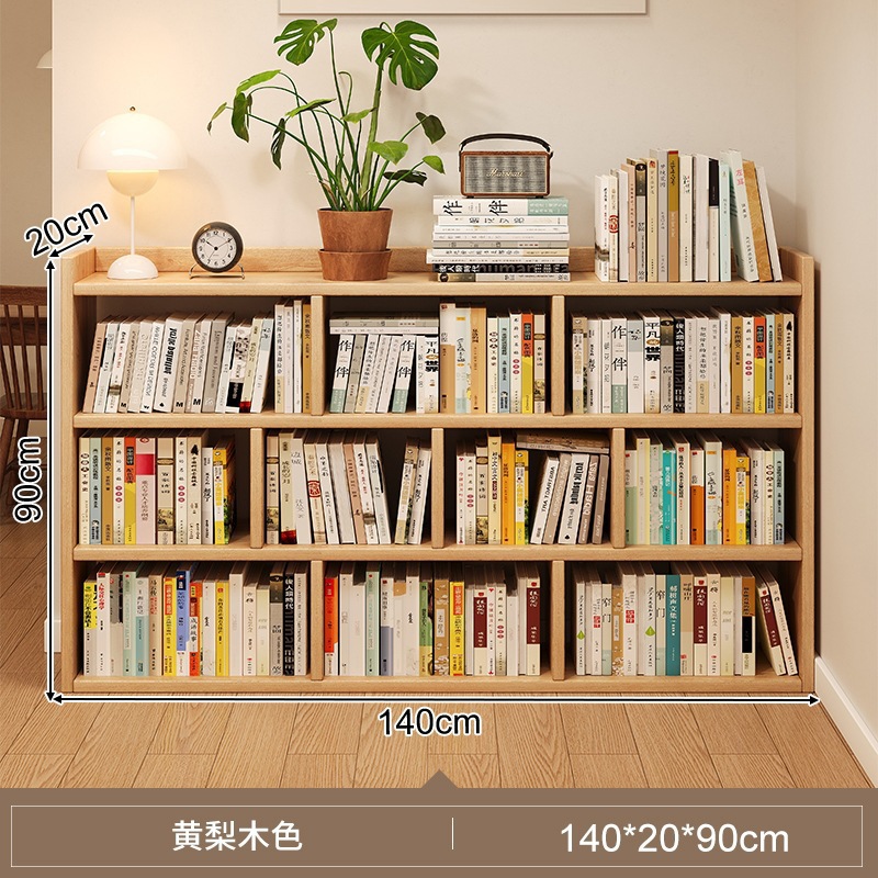 Estante de libros sala de estar estante de almacenamiento estante de escritorio de piso estante de almacenamiento de dormitorio hogar estante de almacenamiento de pared simple estante de cuadrillas multicapa