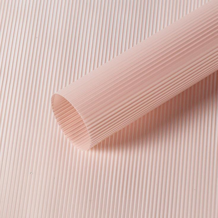 Fábrica de fiestas de flores al por mayor nueva línea de textura flor embalaje florista de color sólido papel de envoltura flor