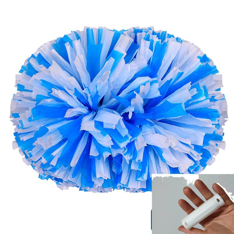 Готовые инструменты для поддержки на спортивных мероприятиях, цветочные шары, детские помпоны для черлидинга, ленты для черлидинга