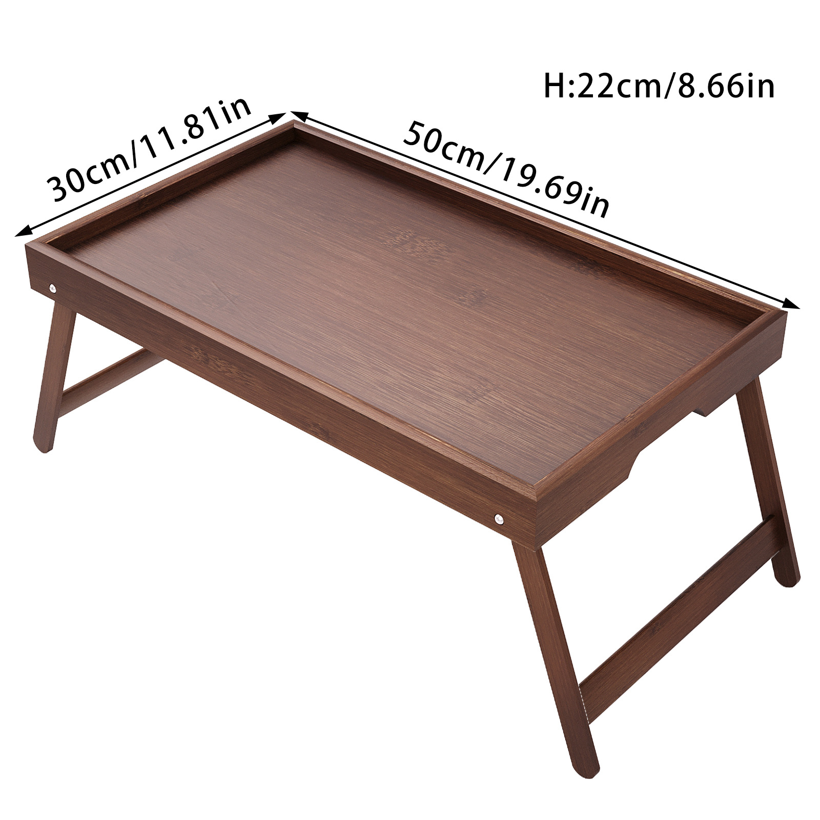 Mesa plegable, necesidades domésticas multifuncionales, bandeja de bambú en la cama del dormitorio, Mesa de comedor de computadora perezosa del fabricante de bambú