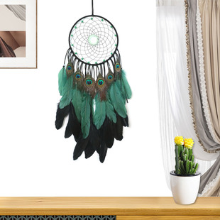 Dream Catcher Mesh Wall Decoration Home Feather Hanging Decoration Handmade Weaving Crafts Nordic Ins Style Room Decoration