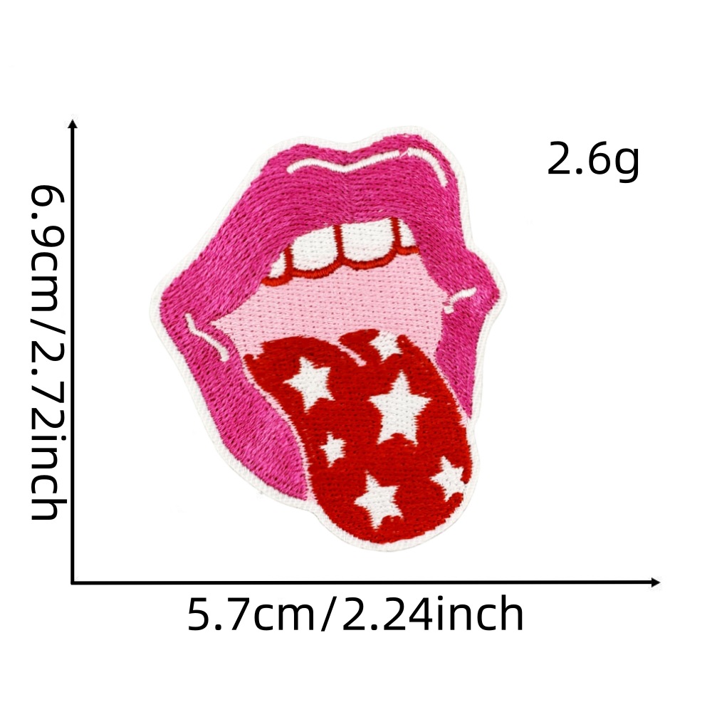 5g Weight Clothing Sticker Patches Classification 1 Piece, 1 Set Quantity Nonwoven, Polyester Material Color Block, Star, Heart Shape Pattern Cute Style 1 Piece 1 Set Cute Color Block Star Heart Shape Nonwoven Polyester Clothing Sticker Patches 14