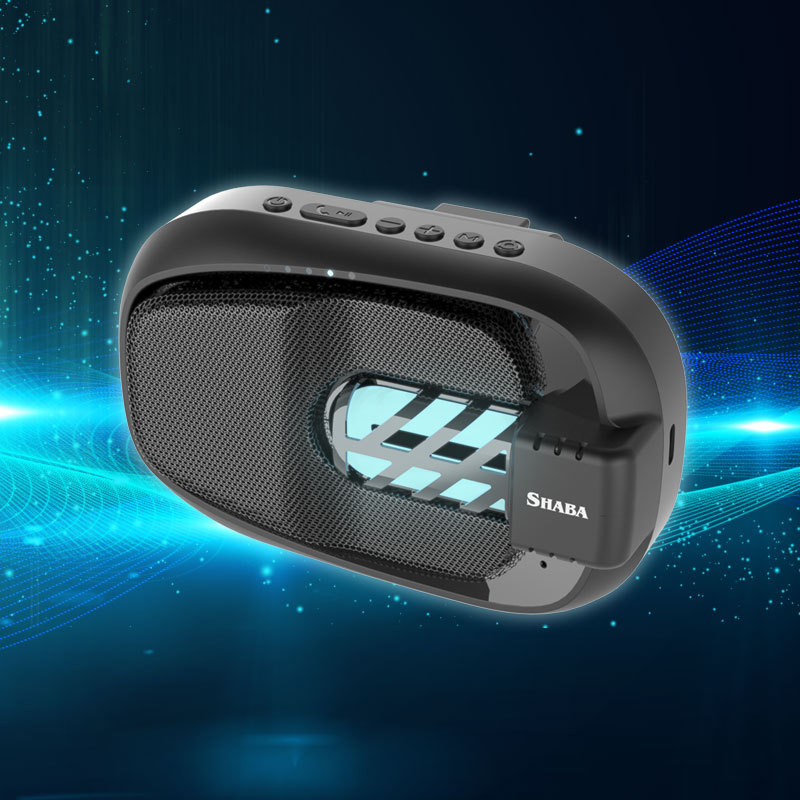 Lámpara de desinfección UV audio interior coche ozono aire fresco clip al aire libre todo en uno Bluetooth altavoz