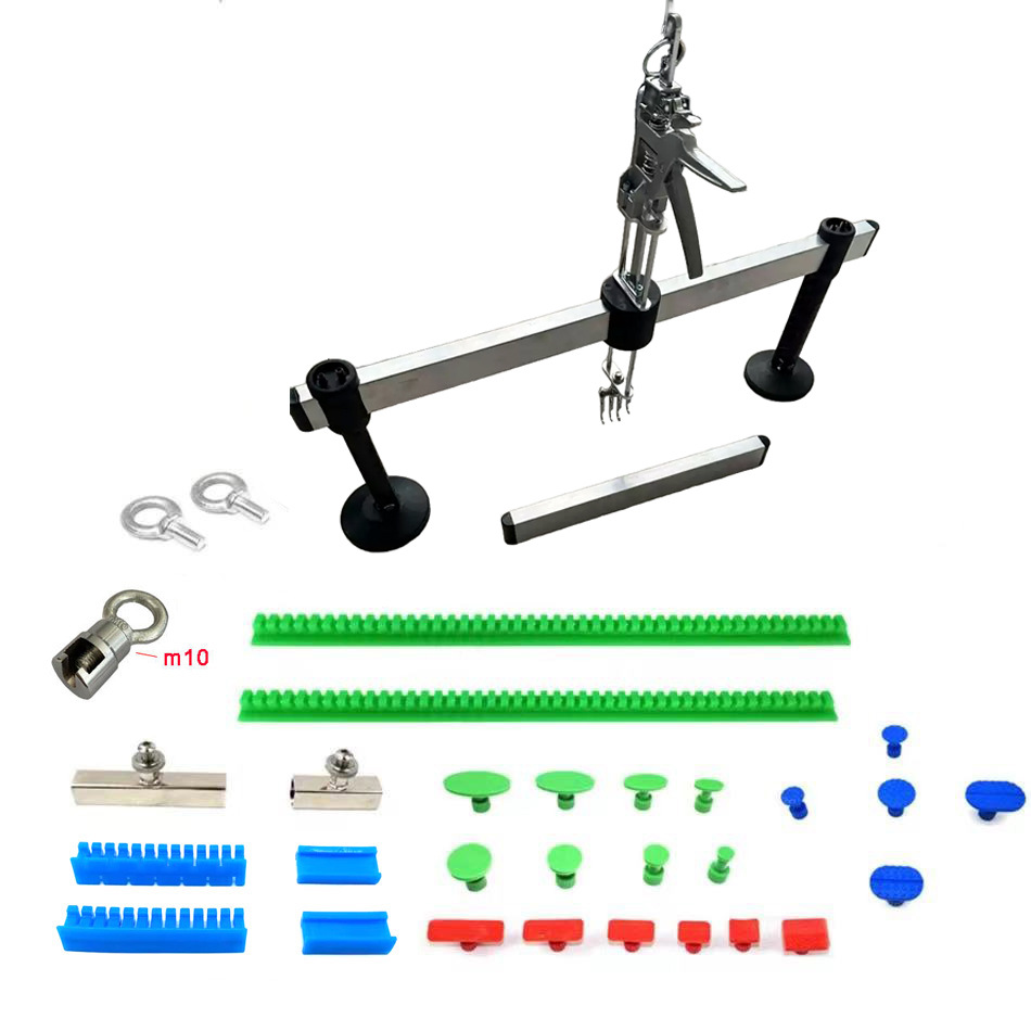 汽车凹陷修复钣金维修两用拉力架 手握升降式拉拔架 凹坑维修整平