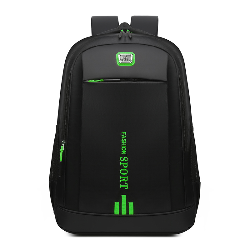 Mochila al por mayor de comercio exterior, tela Oxford de cercanías simple, mochila escolar para estudiantes de secundaria, mochila de viaje al aire libre de ocio de gran capacidad