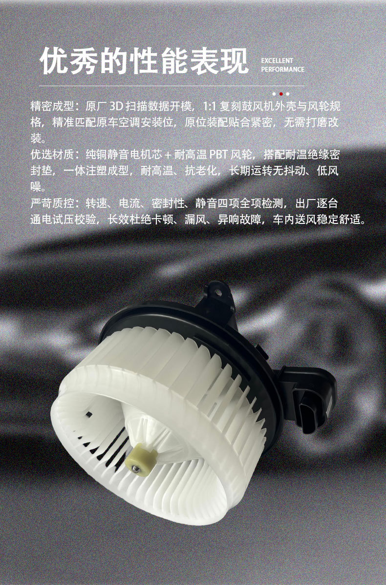 87103-60560 Blower Motor Is Suitable for Toyota 16 Model Land Cruiser Air Conditioning Fan Motor