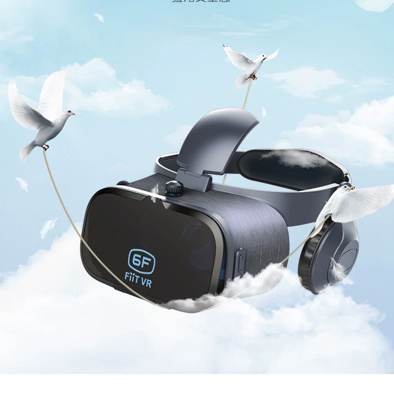 Элитный VR-гарнитура, дисплей 6.0 дюймов, регулируемая повязка, поддерживает близорукость до 600°