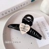 Advanced hairgrip, big crab pin, shark, hair accessory, Korean style, high-quality style, simple and elegant design