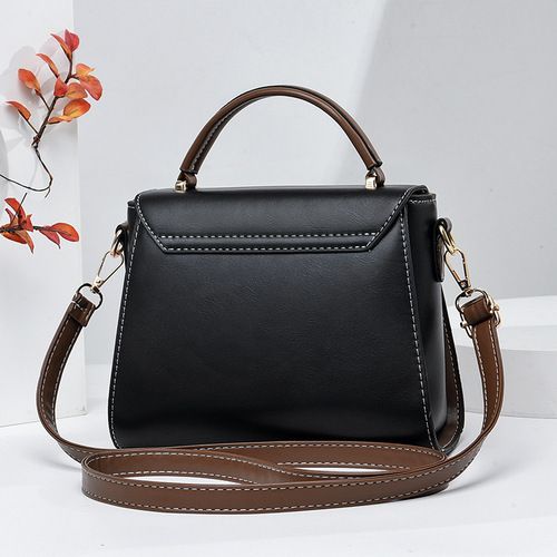  stitching texture Internet celebrity women's shoulder bag spring new cross-border bag versatile small square bag one piece drop shipping