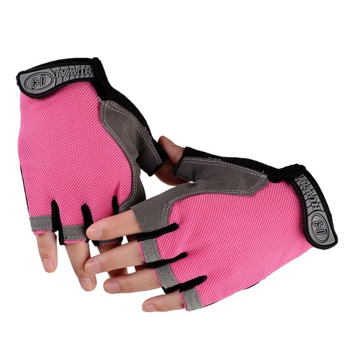 Cross-border unisex thin half-finger gloves cycling anti-slip quick-dry sports fitness breathable bike gloves A01-WB