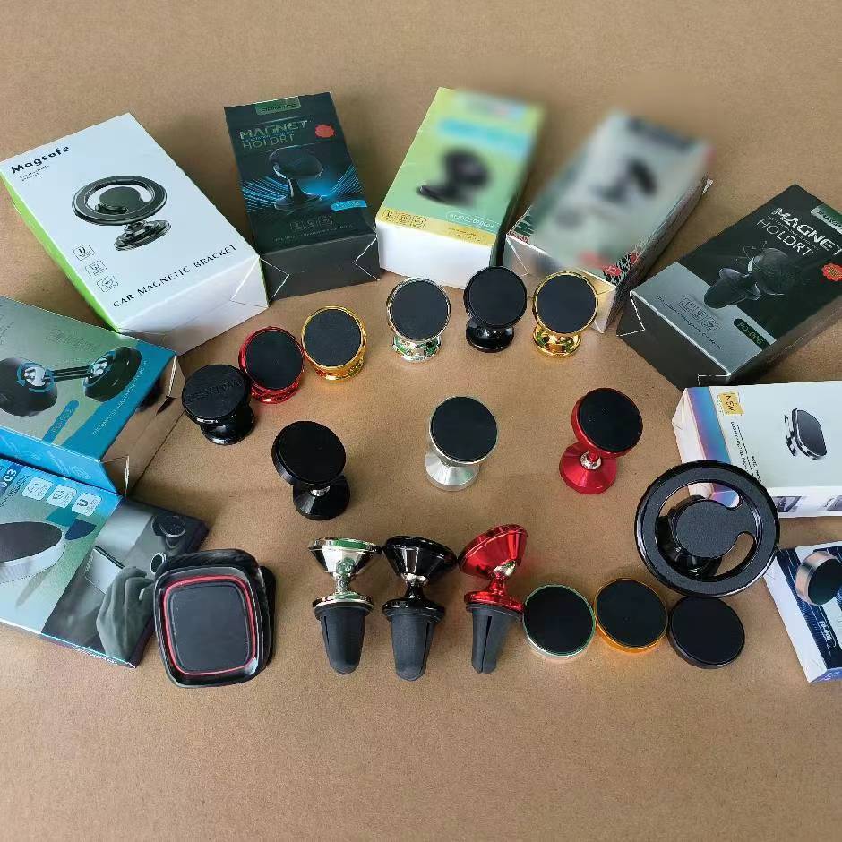 Wholesale Cross-Border Car Phone Holder, Strong Magnetic Car Phone Mount, Universal Magnetic Car Holder for Vehicle Use