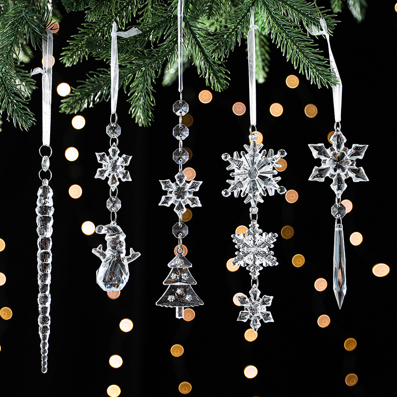 Christmas acrylic decorations