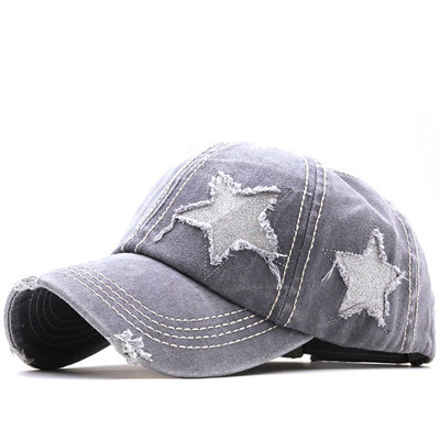 Wholesale Accessories Broken Hole Five-pointed Star Baseball Cap Nihaojewelry display picture 16