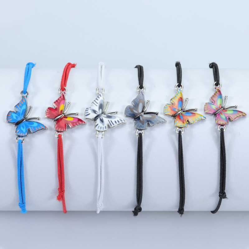 Einfacher Stil Schmetterling Legierung Emaille Kinder Armbänder display picture 3