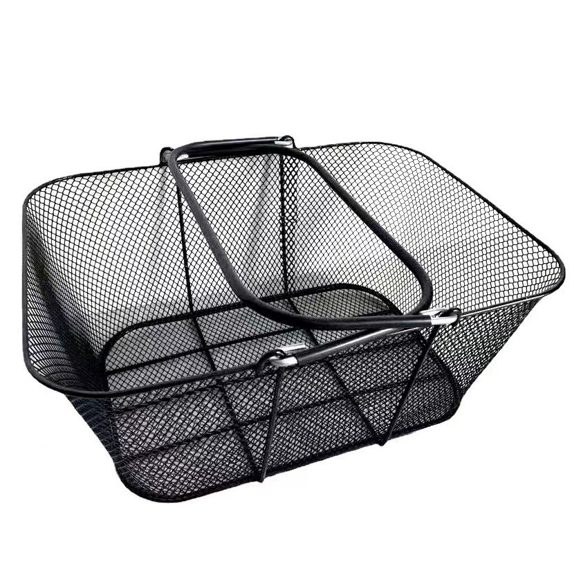 Велосипедная сетка Рама складной автомобиль железная корзина Руль передняя корзина прицепа Корзина Аксессуары для верховой езды запчасти