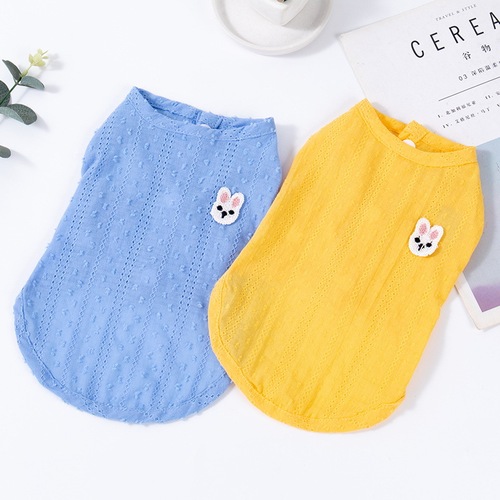 Cat clothes summer thin breathable anti-shedding silver gradient puppet summer kitten pet cat and puppy vest