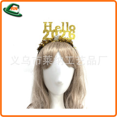 レナメーカー直販新オリジナル年越し新年カチューシャhello 2025英語アルファベット祝日カチューシャ