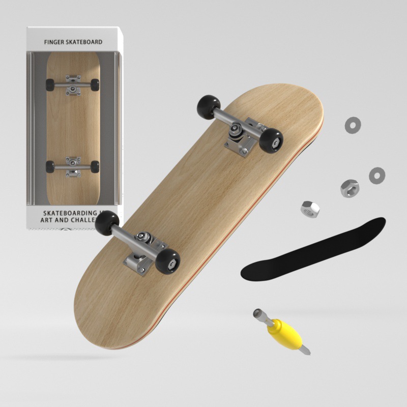핑거스케이트보드(통나무) 무게 0.04KG