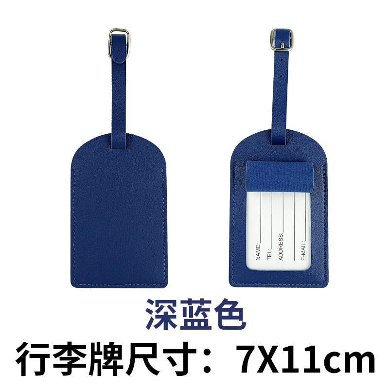 Tarjeta de embarque de punto transfronterizo, piel de pu gruesa, cartera de pasaporte LOGO, bolsa de pasaporte con tarjeta de papel, juego de etiqueta de equipaje