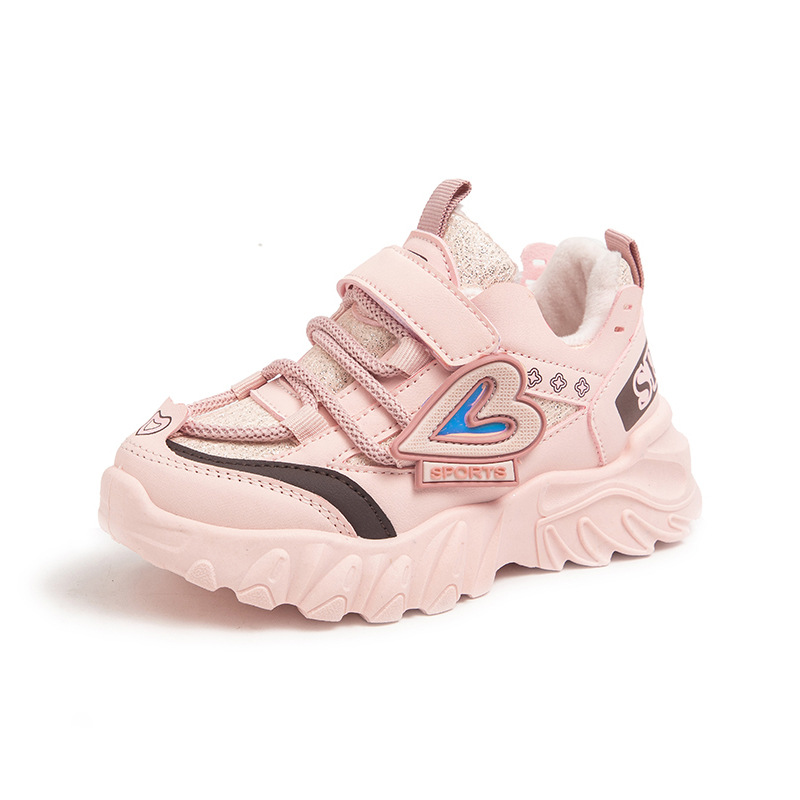Insulated children's demi-season running sneakers