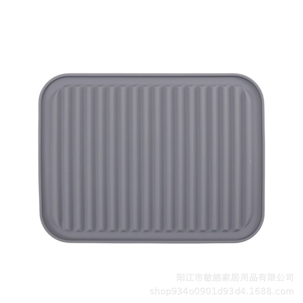 jh Силиконовая нескользящая изоляционная подкладка для кухни 29×22.5×2 см серый/случайный цвет